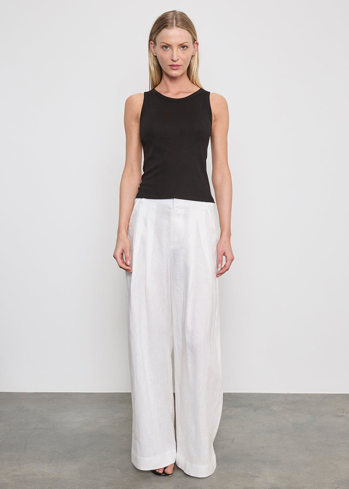 Linen Easy Trouser | Undyed