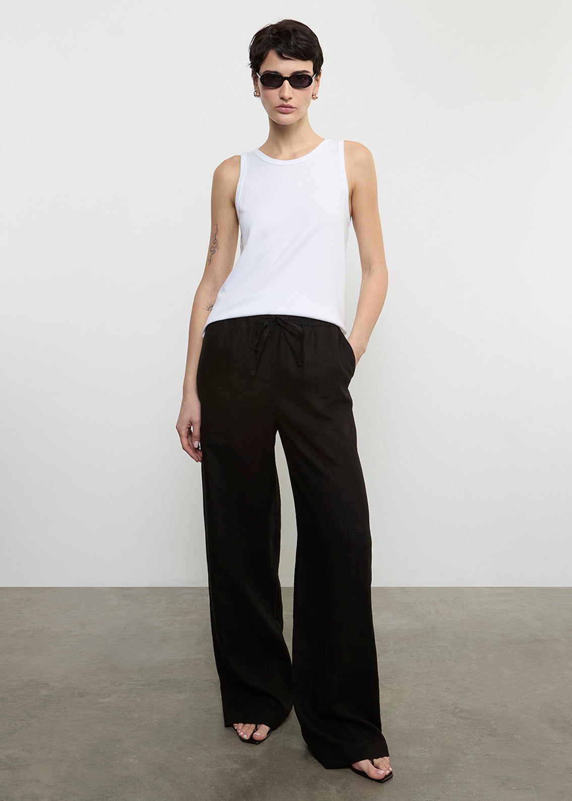 Supima Cotton Easy Tank | White