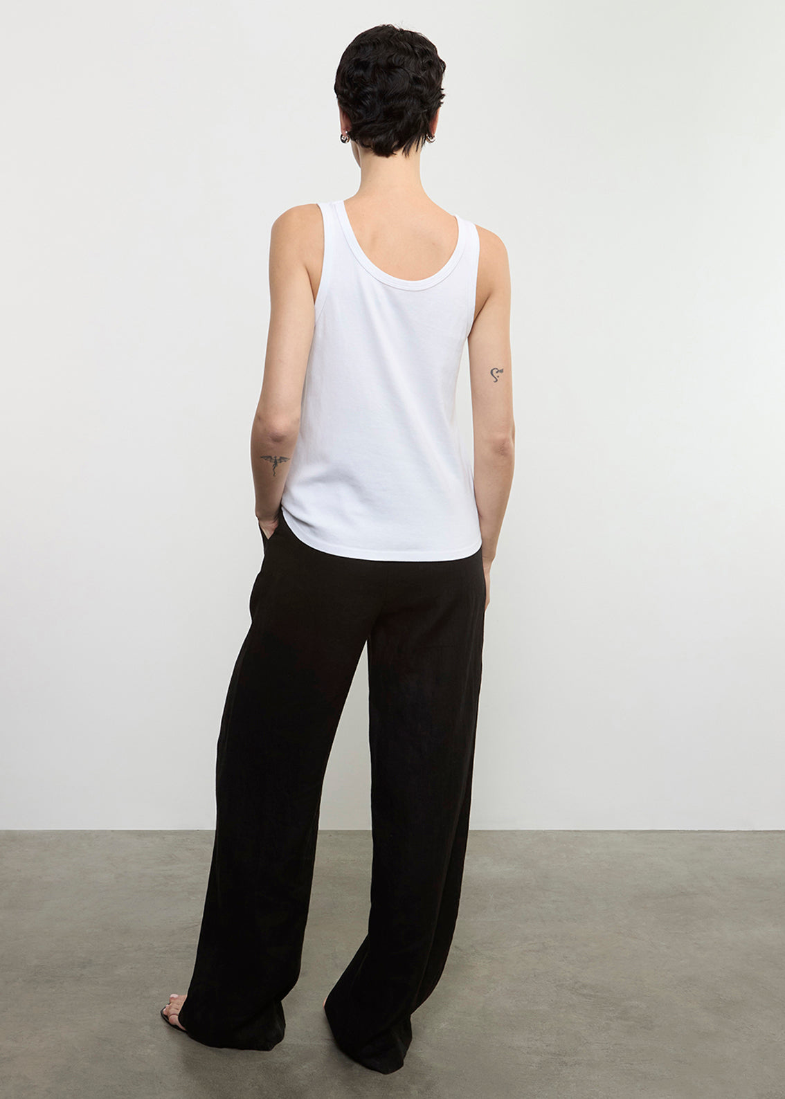 Supima Cotton Easy Tank | White