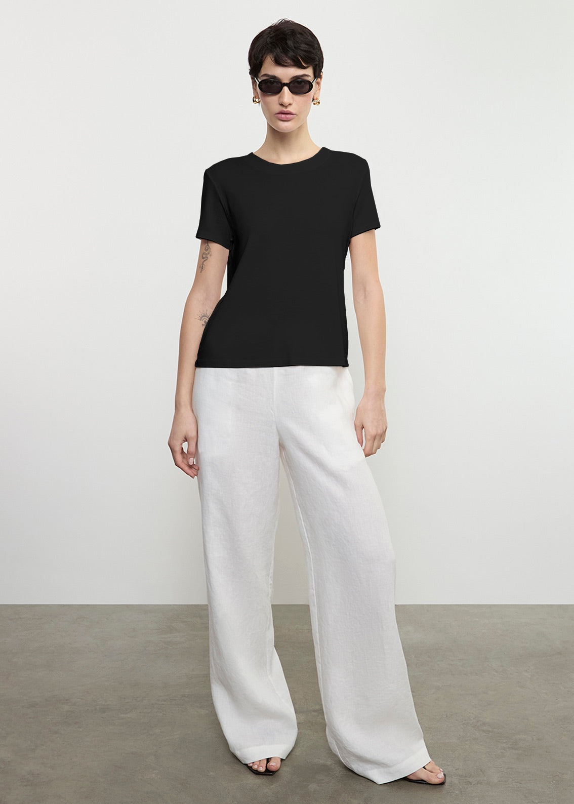 Supima Cotton Essential S/S | Black
