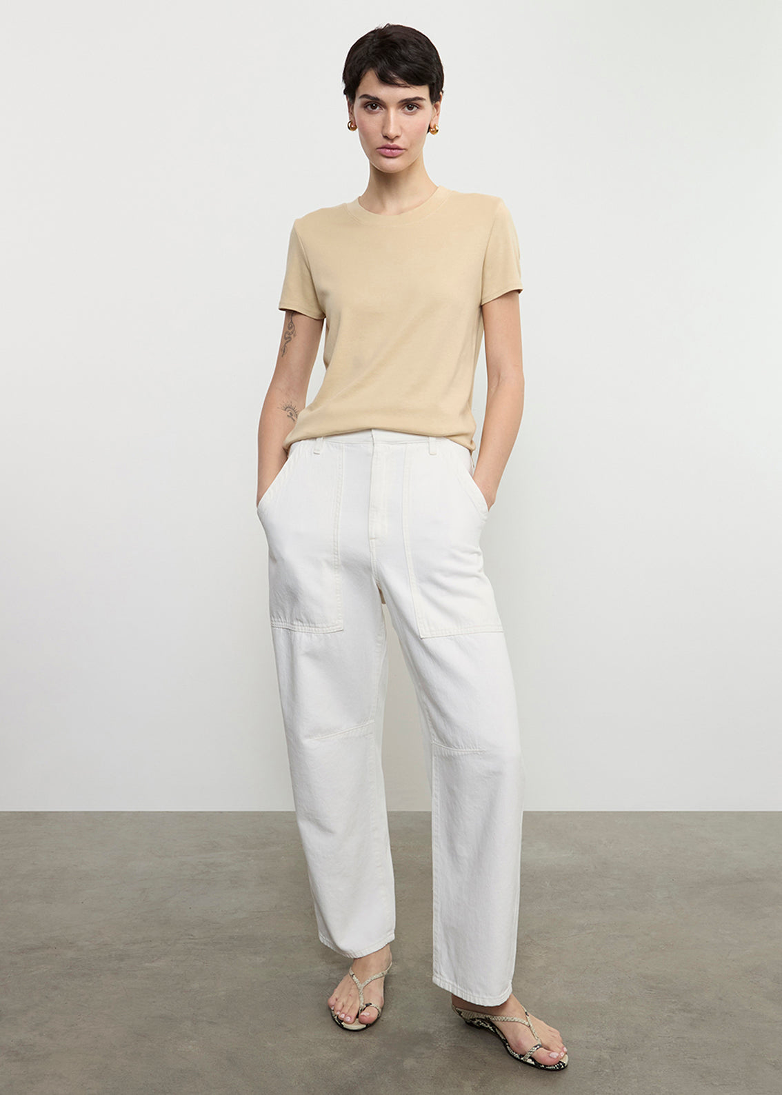 Supima Cotton Essential S/S | Sand
