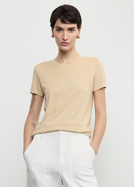 Supima Cotton Essential S/S | Sand