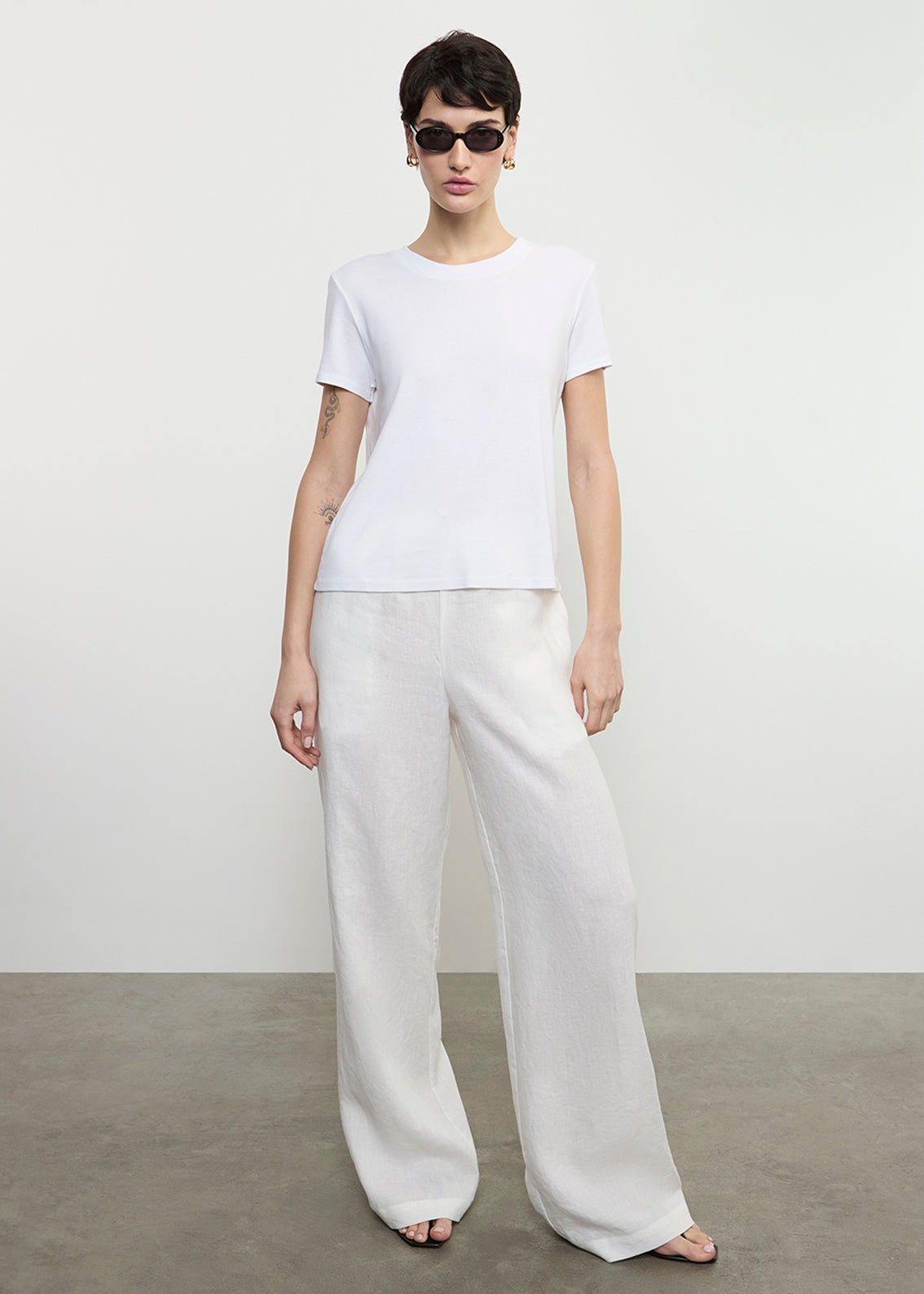 Supima Cotton Essential S/S | White