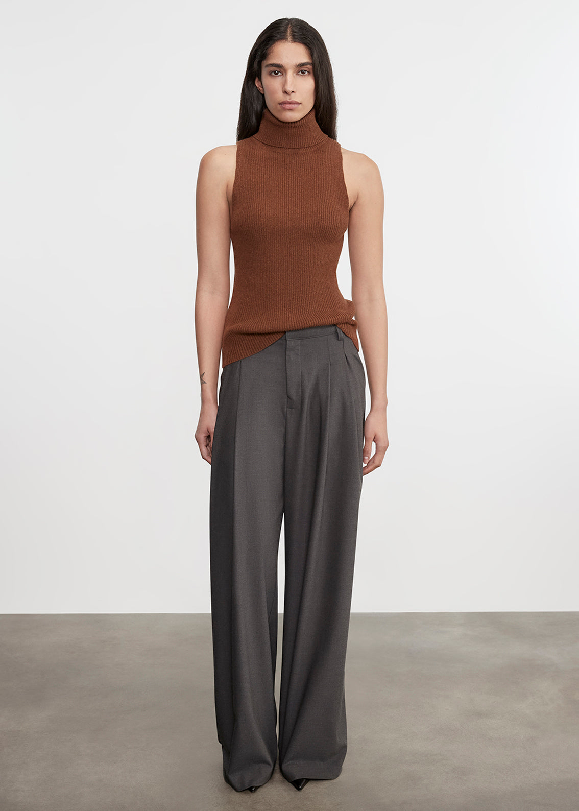 Cashmere Sleeveless Sweater | Hazel