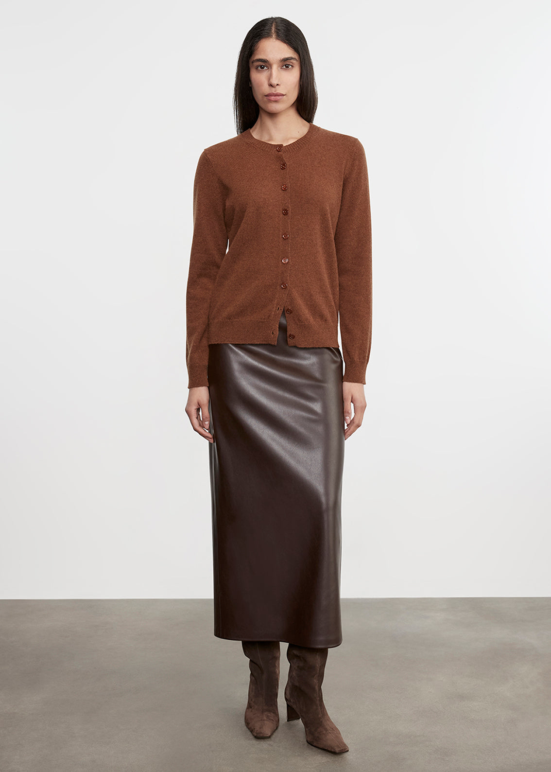 Cashmere Fitted Cardigan | Hazel