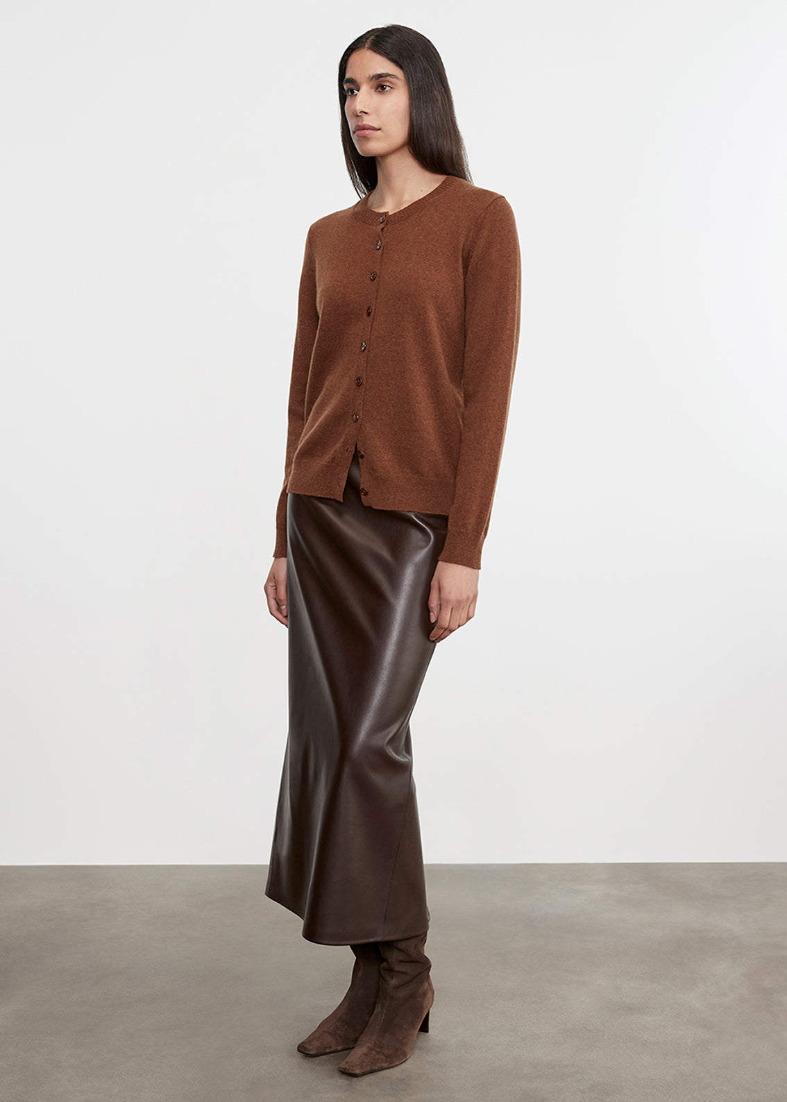 Cashmere Fitted Cardigan | Hazel