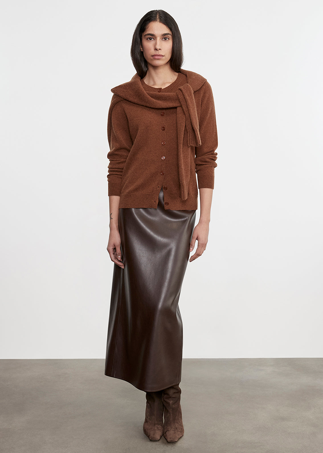 Cashmere Fitted Cardigan | Hazel