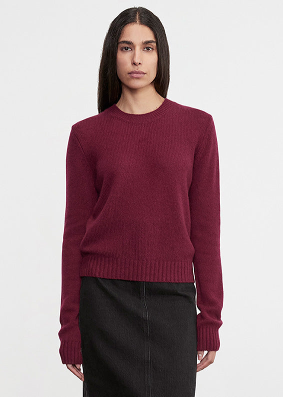 Cashmere Easy L/S Crew | Barolo