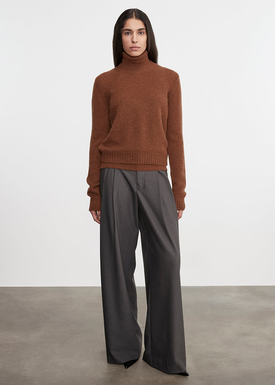 Cashmere Easy L/S Crew | Hazel
