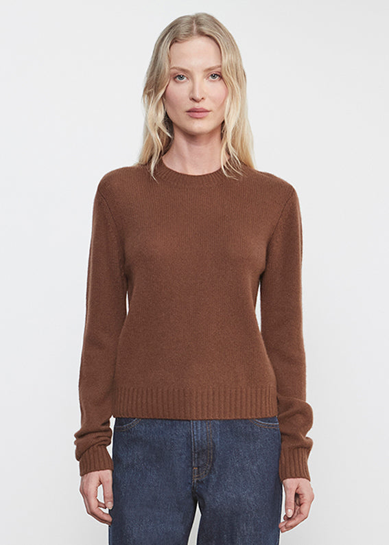 Cashmere Easy L/S Crew | Nutmeg