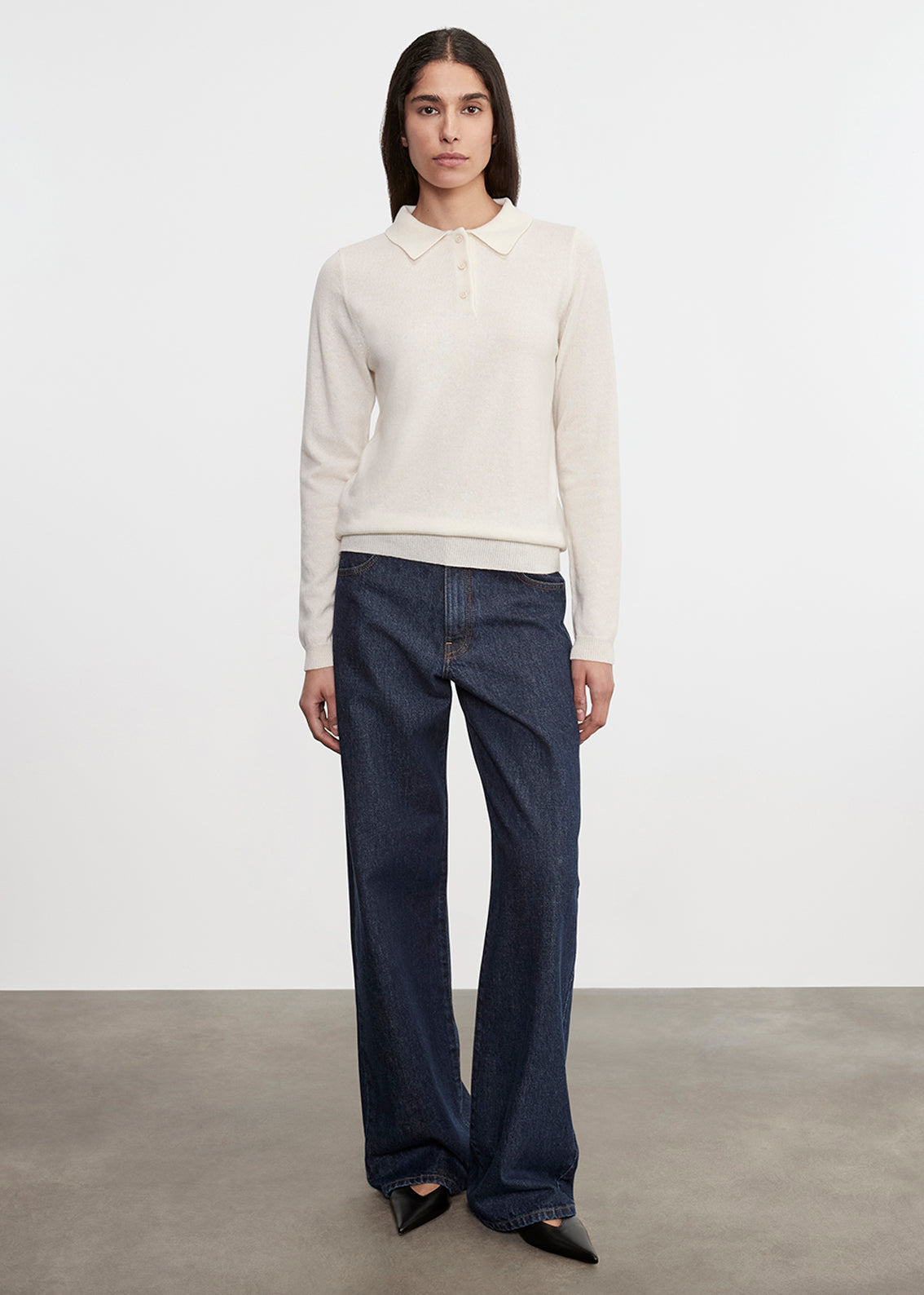 Relaxed Straight Leg Jean | Dark Rinse