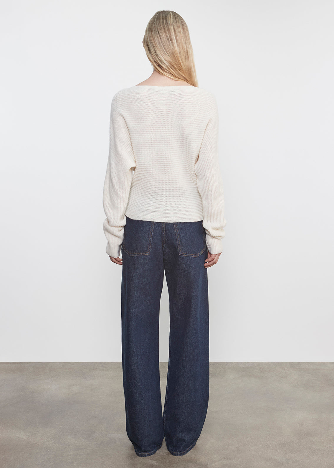 Cashmere Dolman Sweater | Chalk