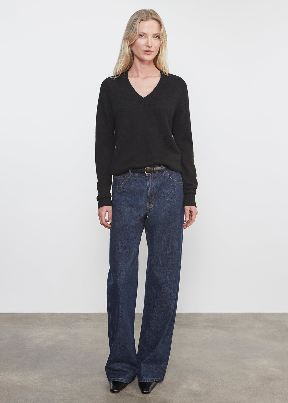 Cashmere V-Neck | Black