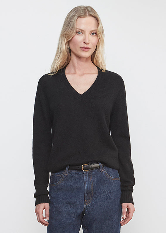 Cashmere V-Neck | Black