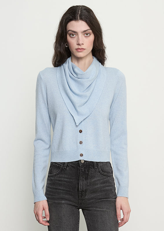 Cashmere Bandana | Pale Blue