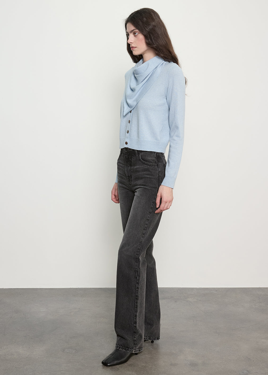 Cashmere Bandana | Pale Blue