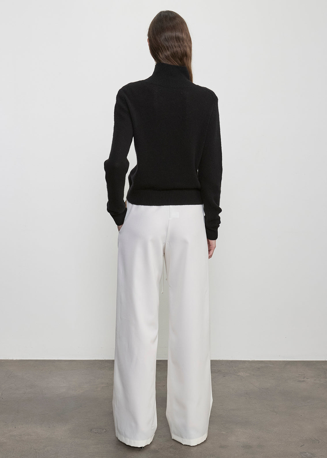 The Wide Leg in Gabardine | Off White