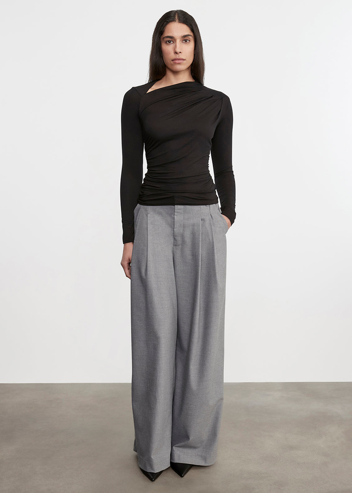 Fluid Jersey Slash Top | Black