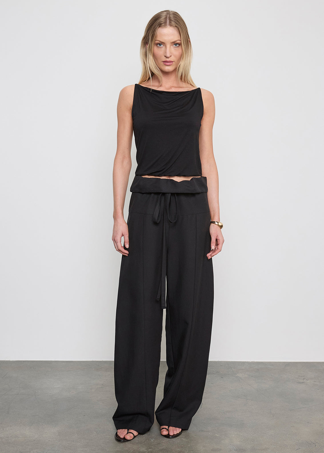 Twill Fisherman Pant | Black