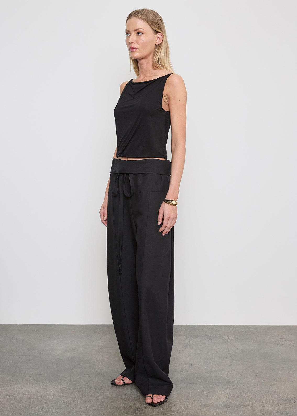 Twill Fisherman Pant | Black