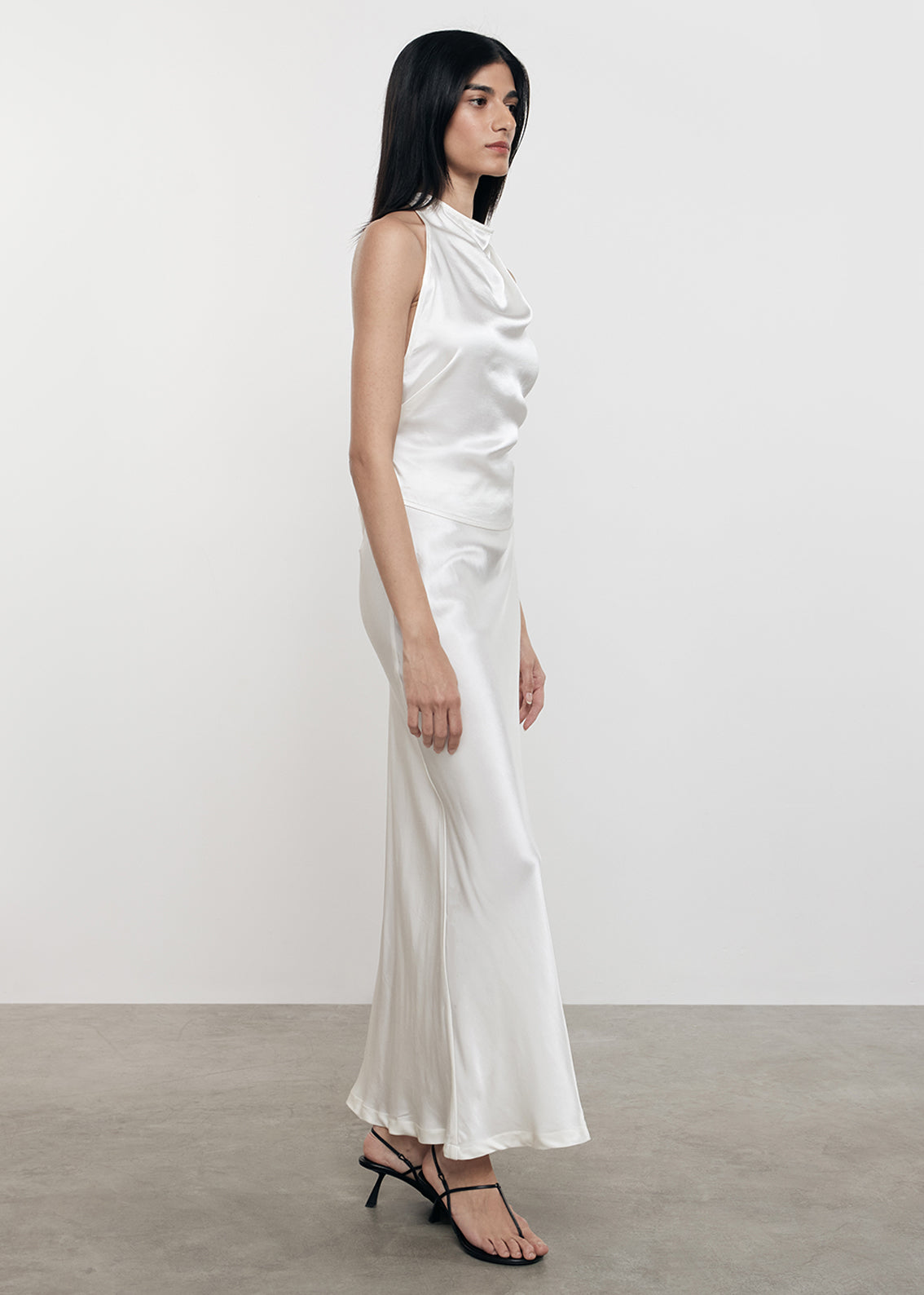 Satin Halter | Undyed