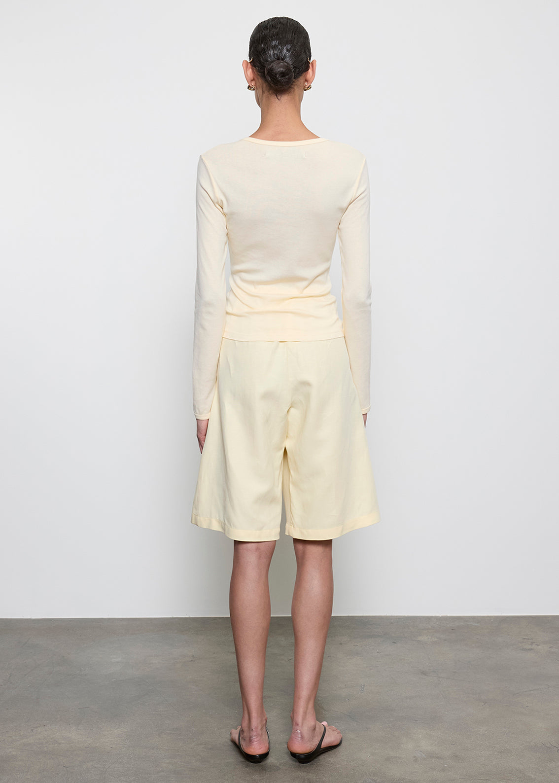 Fine Supima Cotton L/S Crew | Flan