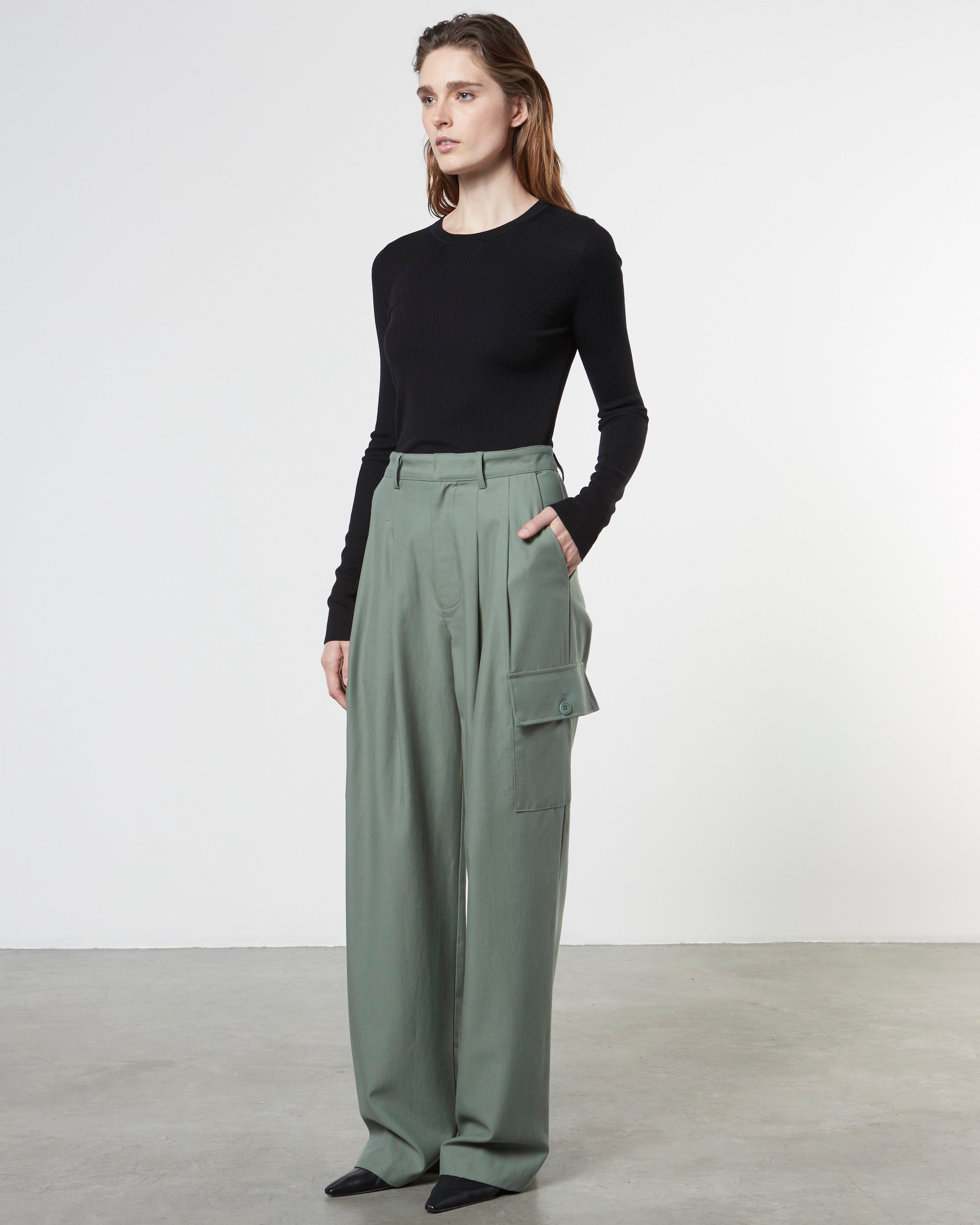 Cargo Trouser | Sage