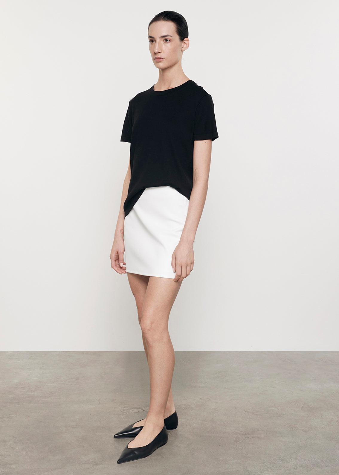 Leather Mini Skirt | Off White