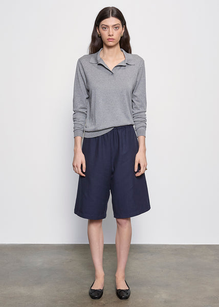 Twill Bermuda Short | Navy – Enza Costa