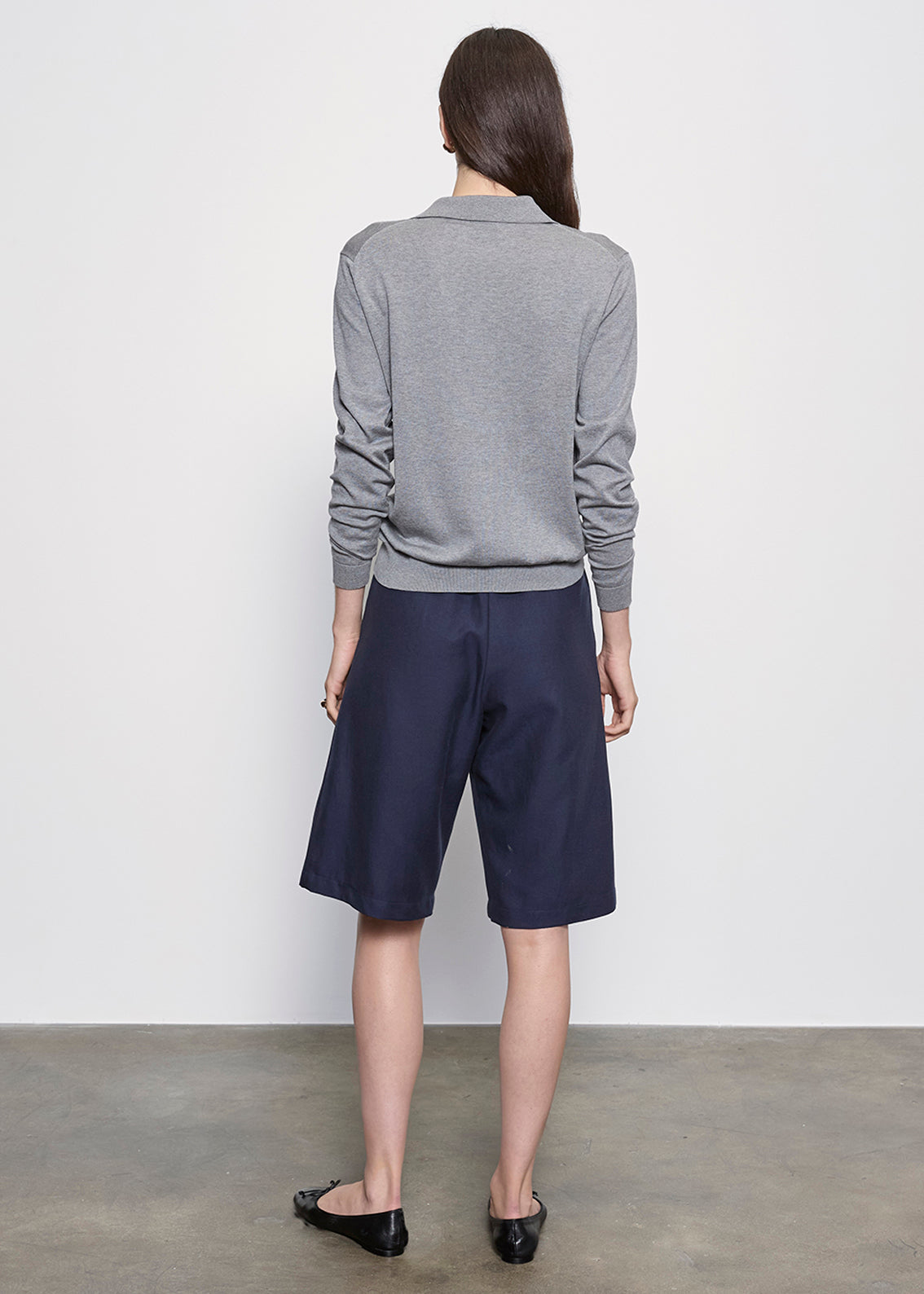 Twill Bermuda Short | Navy – Enza Costa