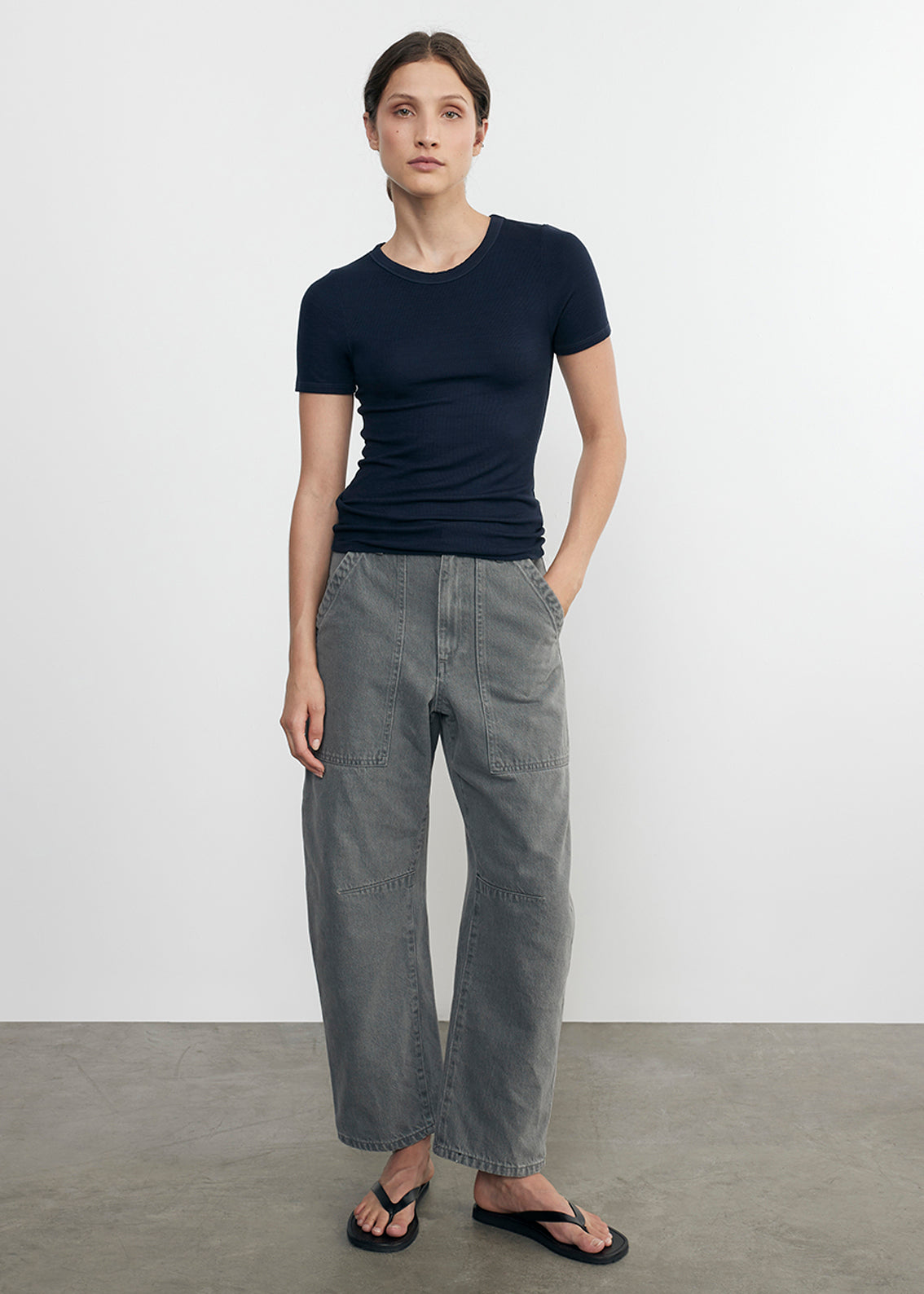 Smoked Utility Pant | Washed Grey