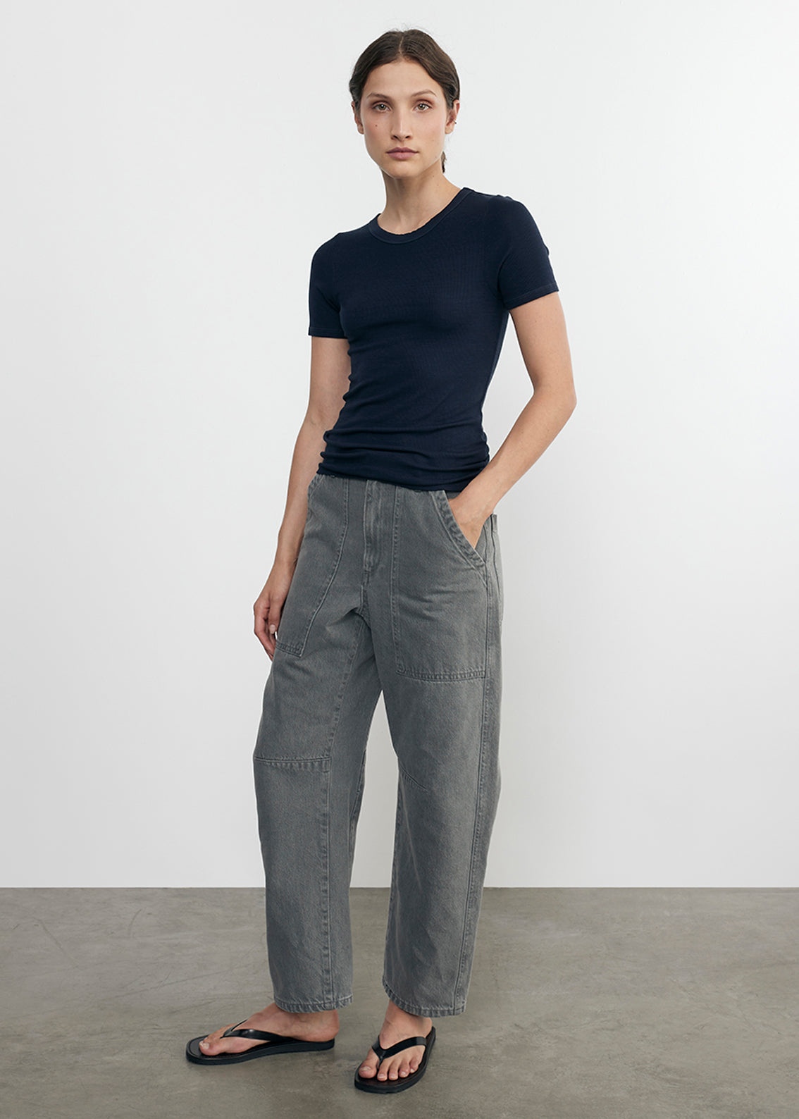 Smoked Utility Pant | Washed Grey