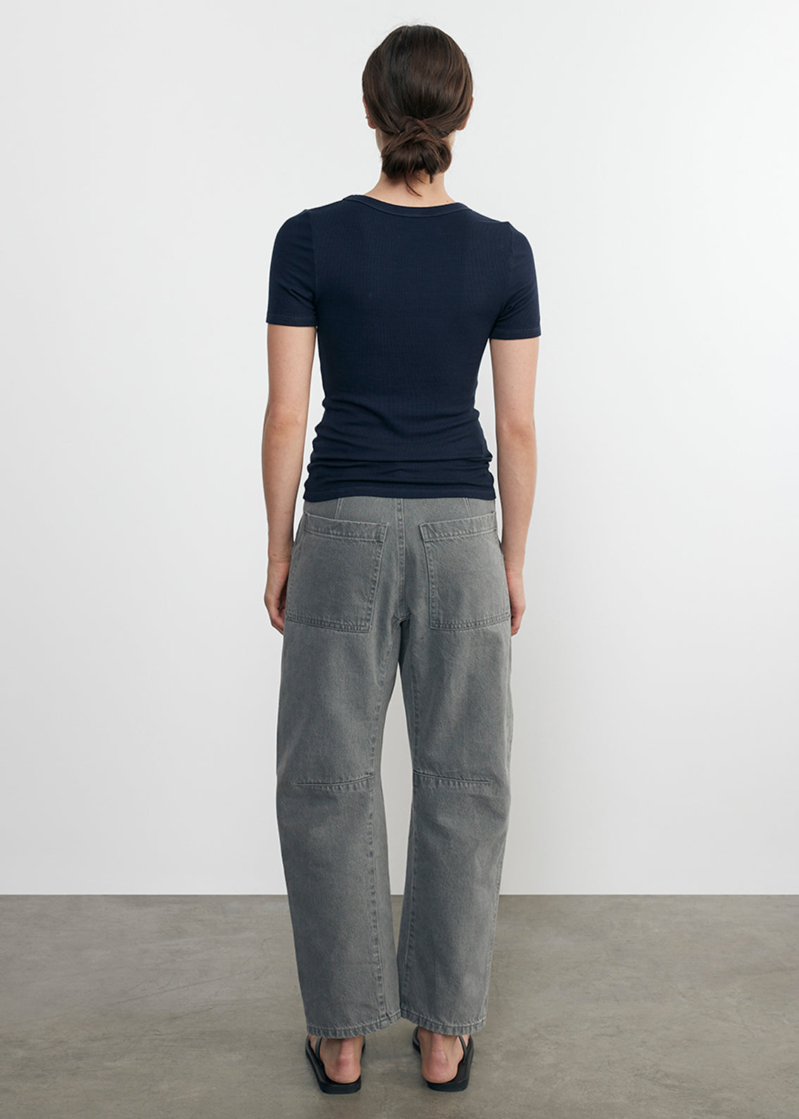 Silk Knit Essential S/S | Indigo