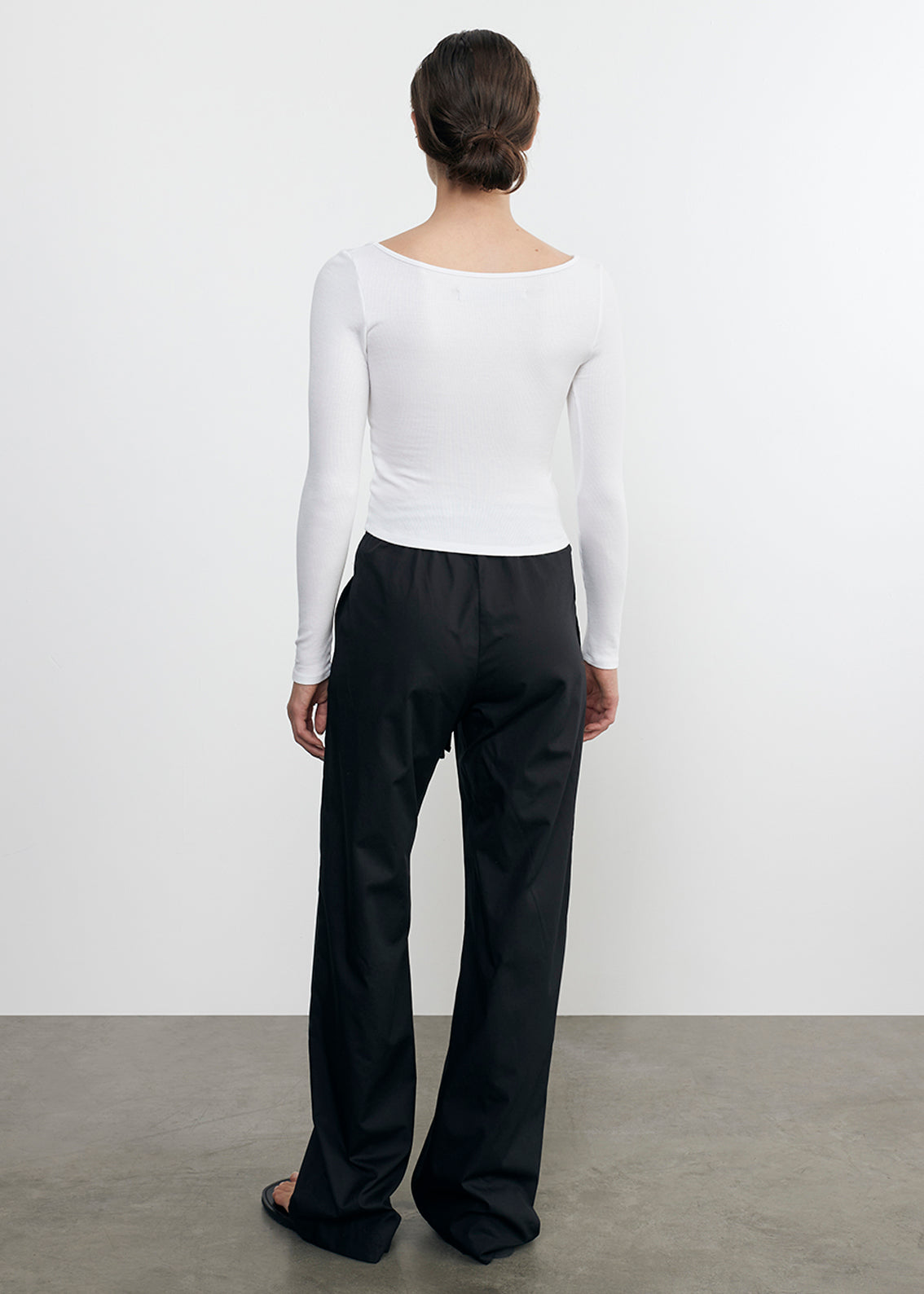 Cotton Resort Pant | Black