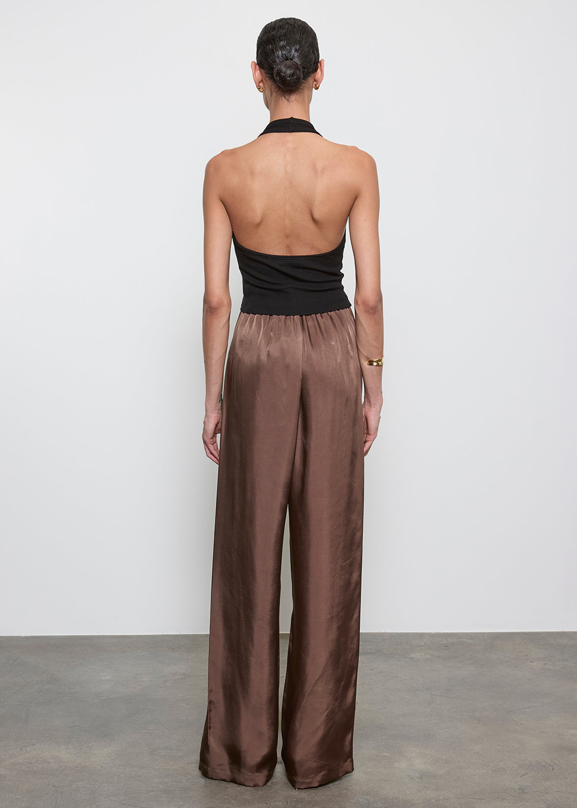 Fluid Twill Pant | Chocolate
