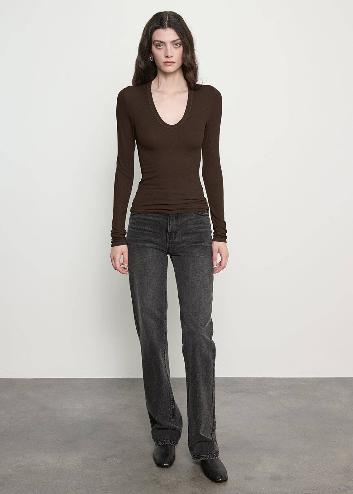 Silk Rib Essential U | Coffee Bean