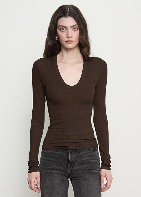 Silk Rib Essential U | Coffee Bean