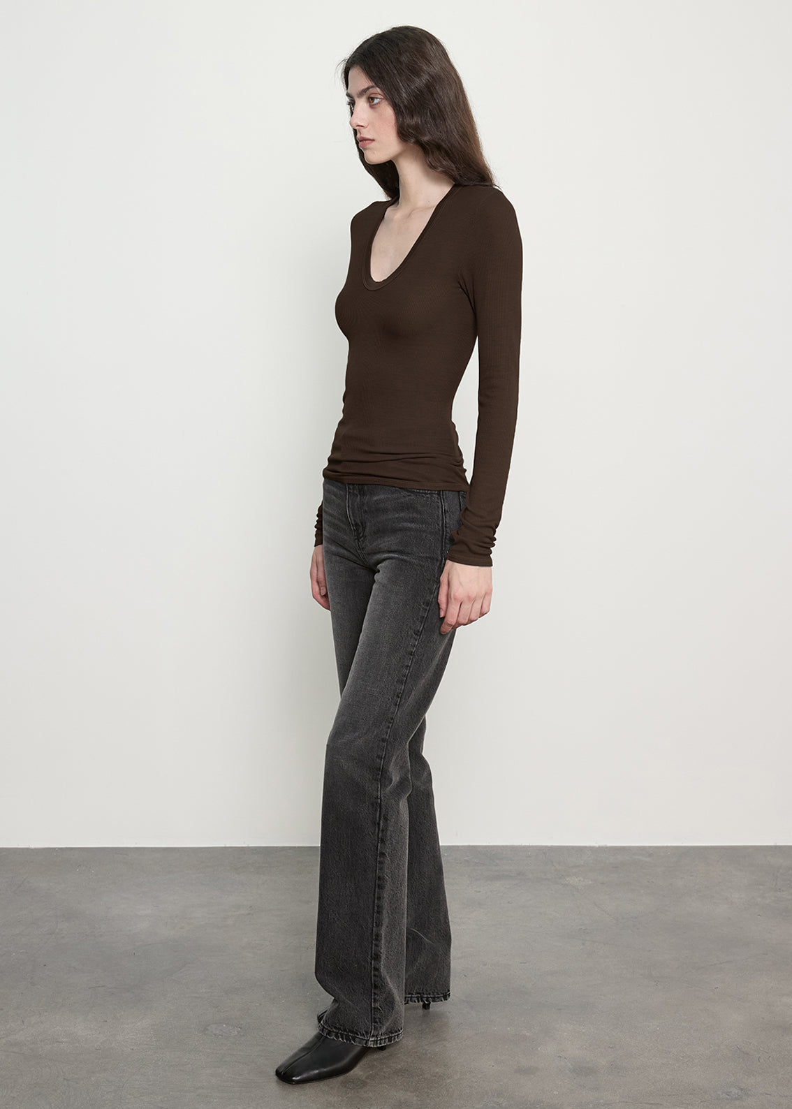 Silk Rib Essential U | Coffee Bean