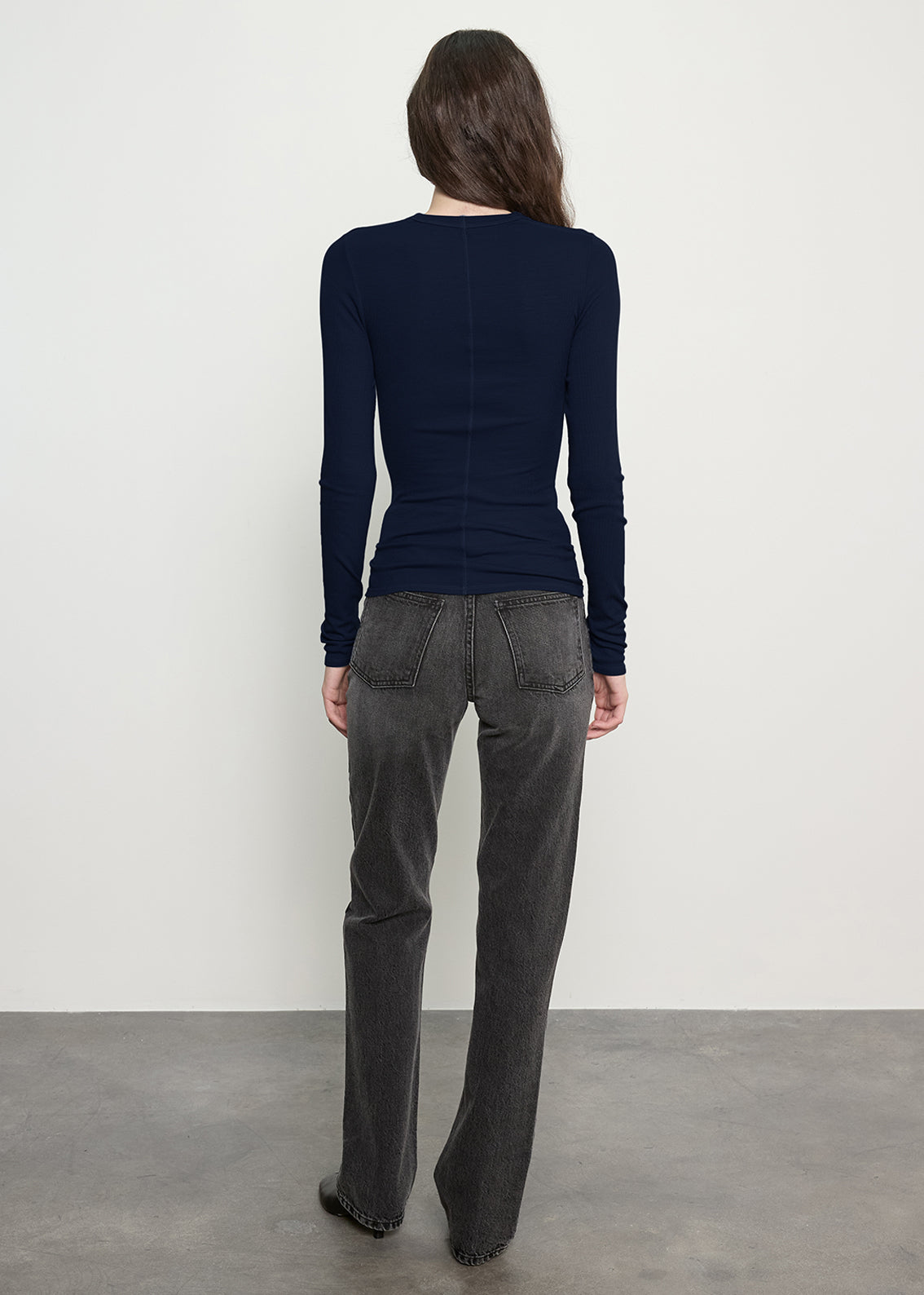 Silk Rib Essential U | Indigo