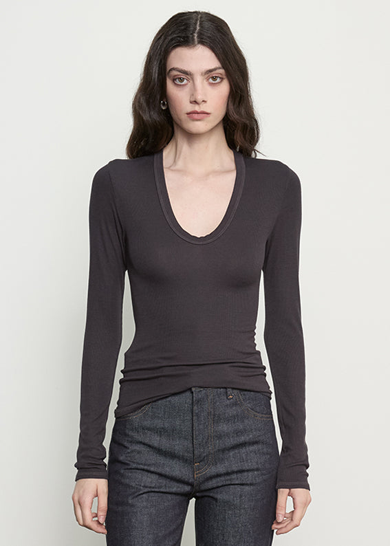 Fluid Silk Rib Essential U | Phantom