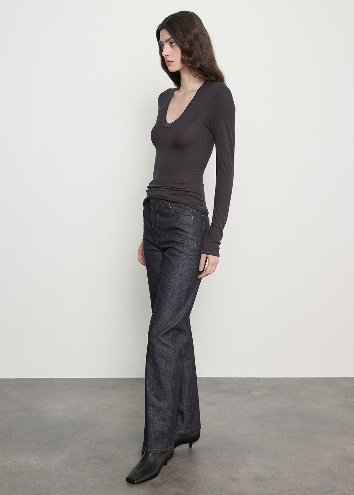 Fluid Silk Rib Essential U | Phantom