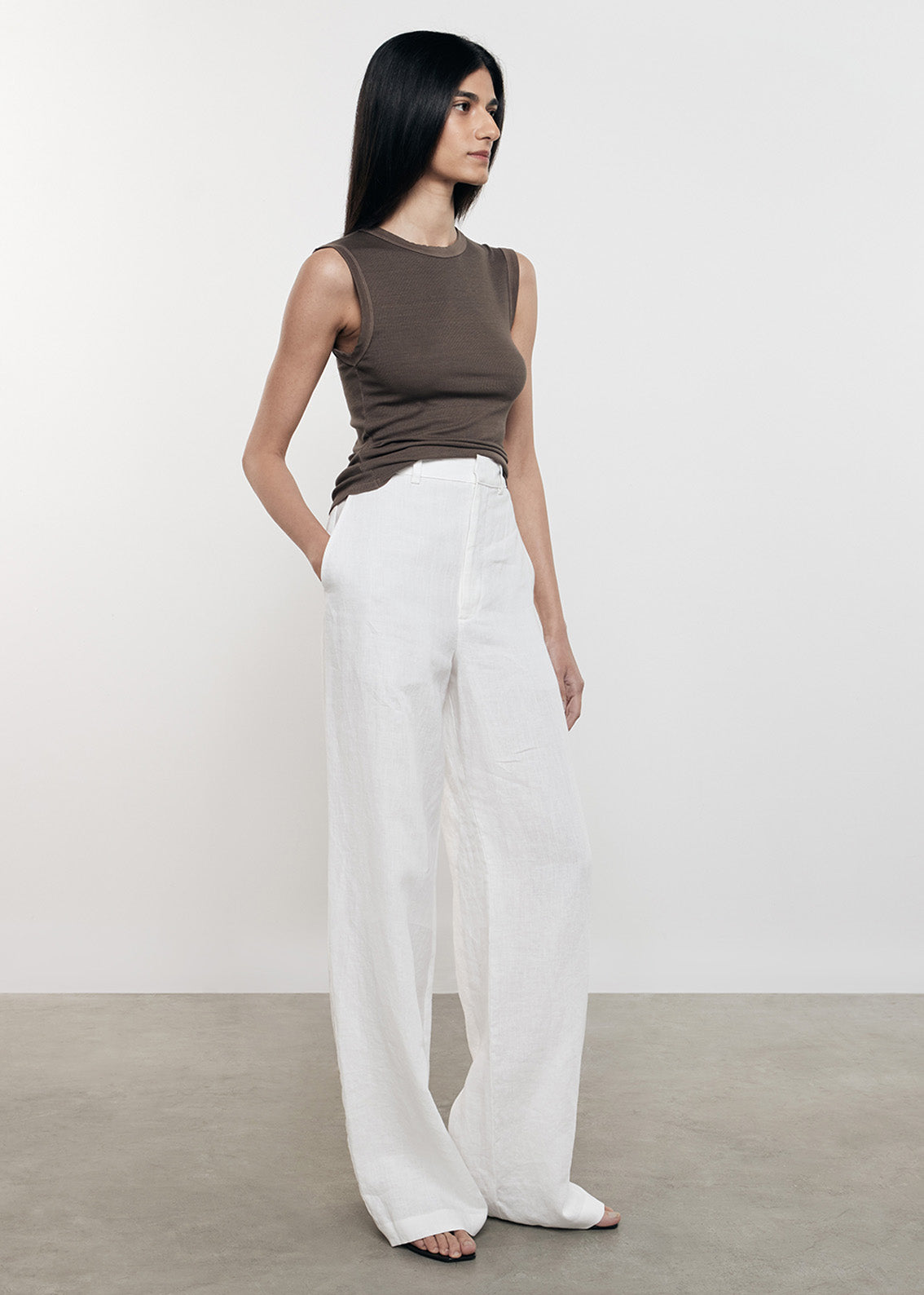 Linen Trouser | Undyed