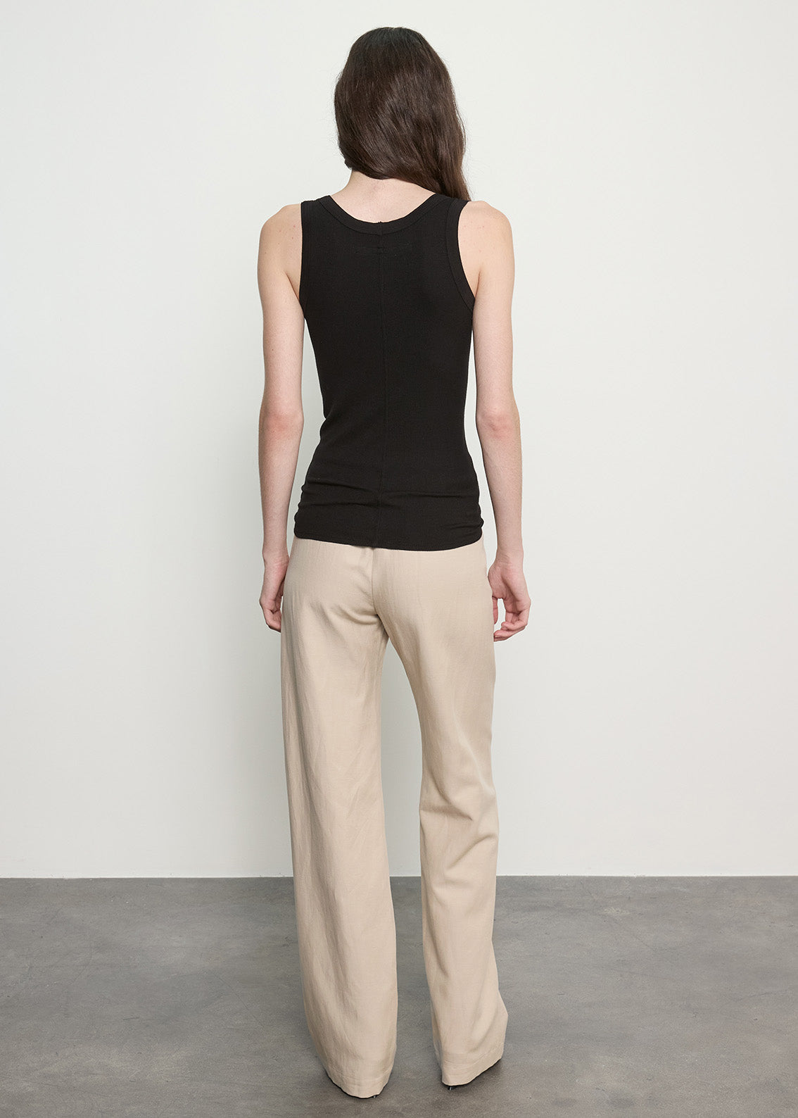 Silk Rib Bold Tank | Black – Enza Costa
