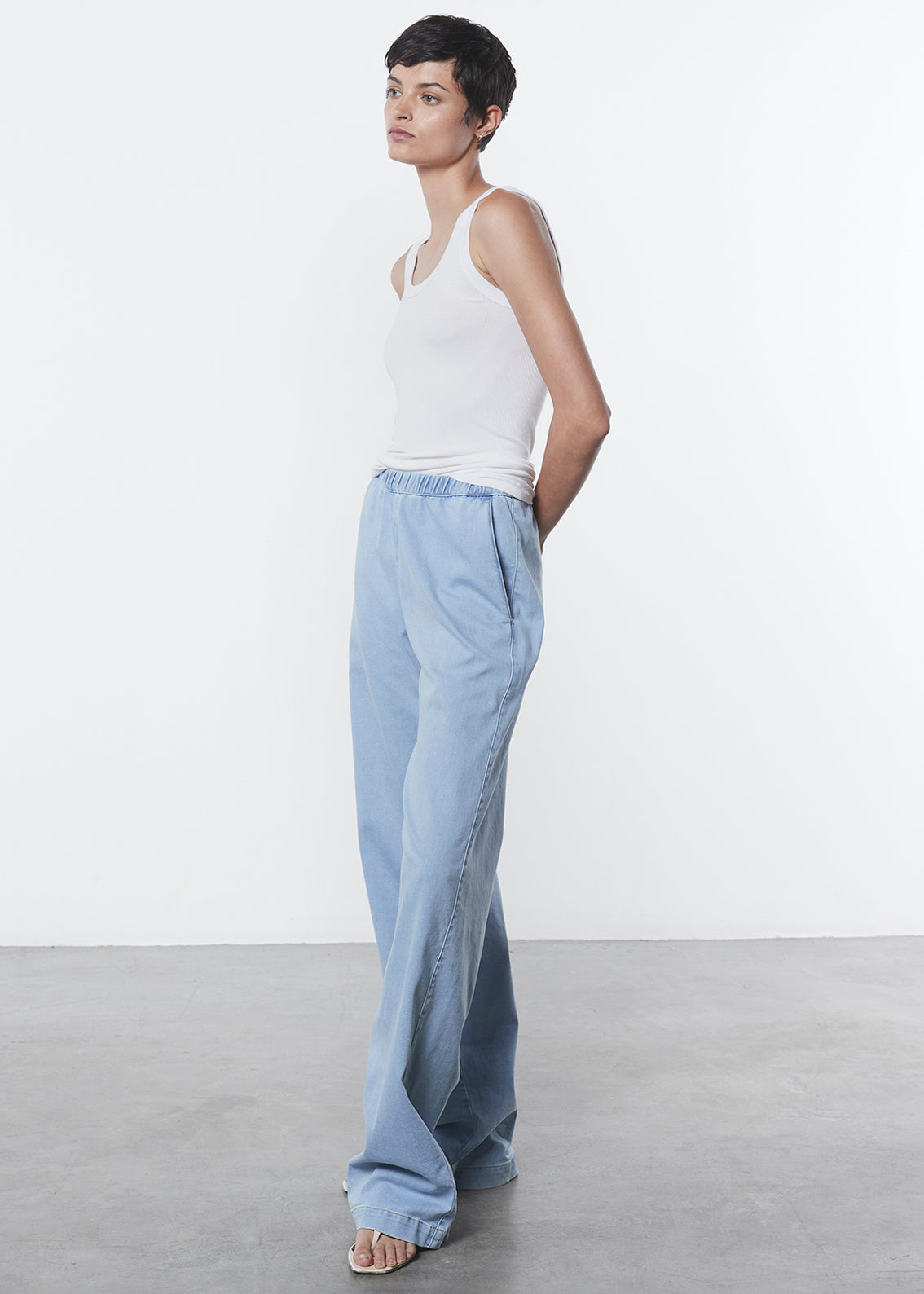 Soft Denim Everywhere Pant | Washed Blue