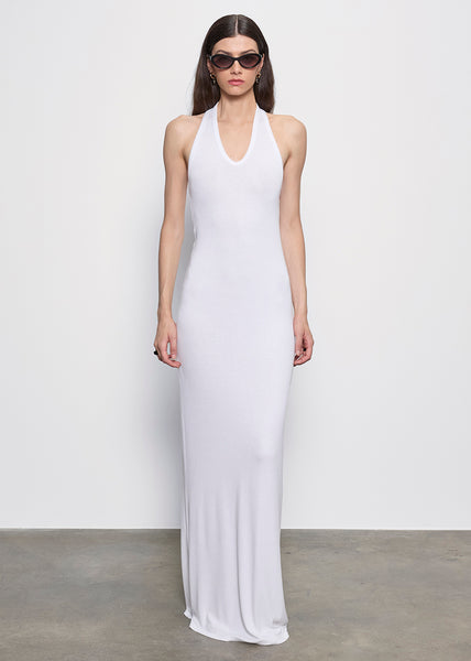 enza costa satin dress Lustre Mini Halter Dress