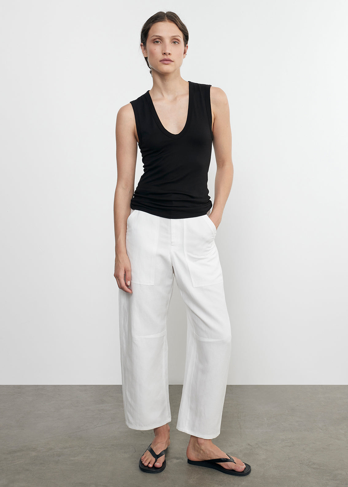 Twill Work Pant | Off White