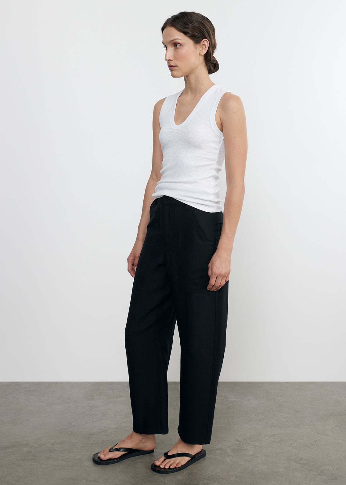 Twill Work Pant | Black