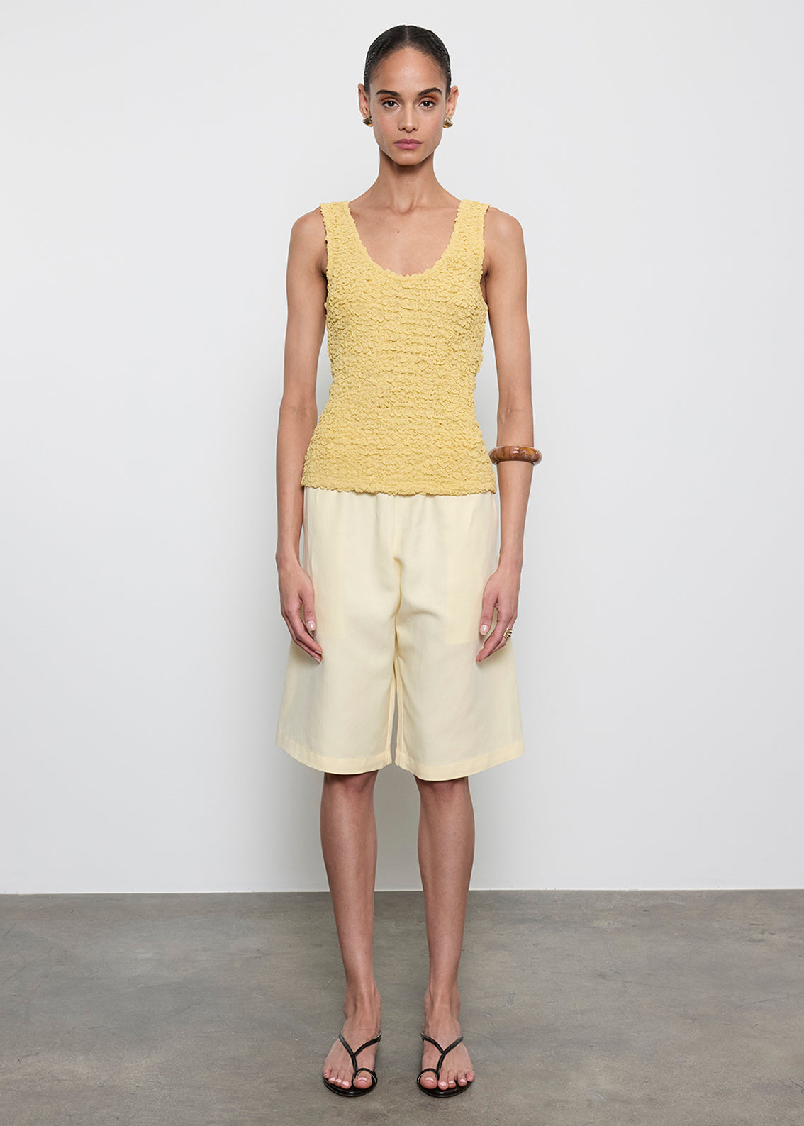 Twill Bermuda Short | Flan – Enza Costa