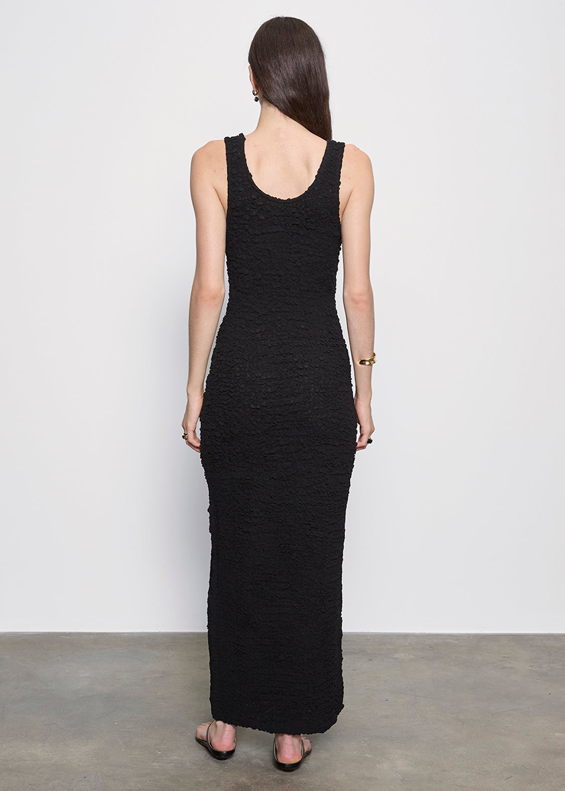 Dimension Tank Maxi Dress | Black