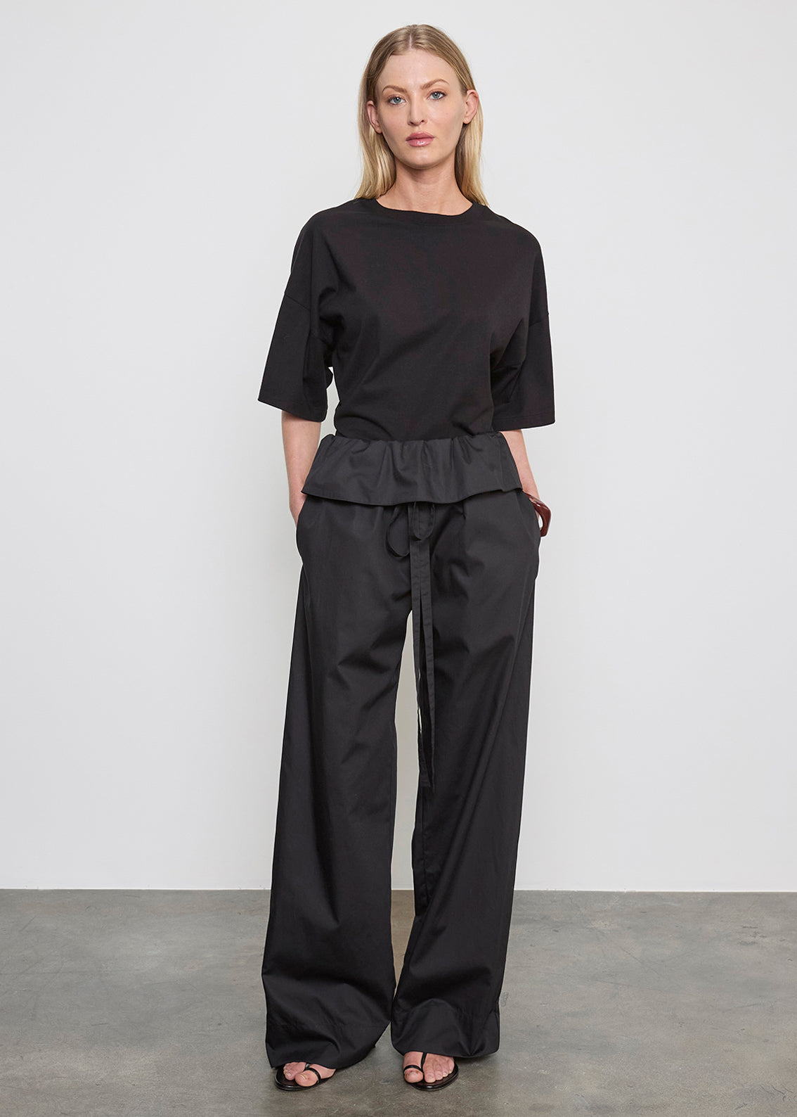 S/S Supima Curve Tee | Black